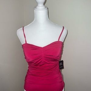 NWT Express Womens Body Contour Ruched Bodysuit Size Small